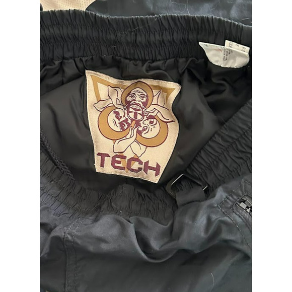 Vintage 80’s/90’s Tech Windbreaker/Track Style Pants. Size M Black - Picture 9 of 9
